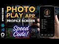 React Native Speed Coding Build a Profile Screen in Minutes Photoplay App