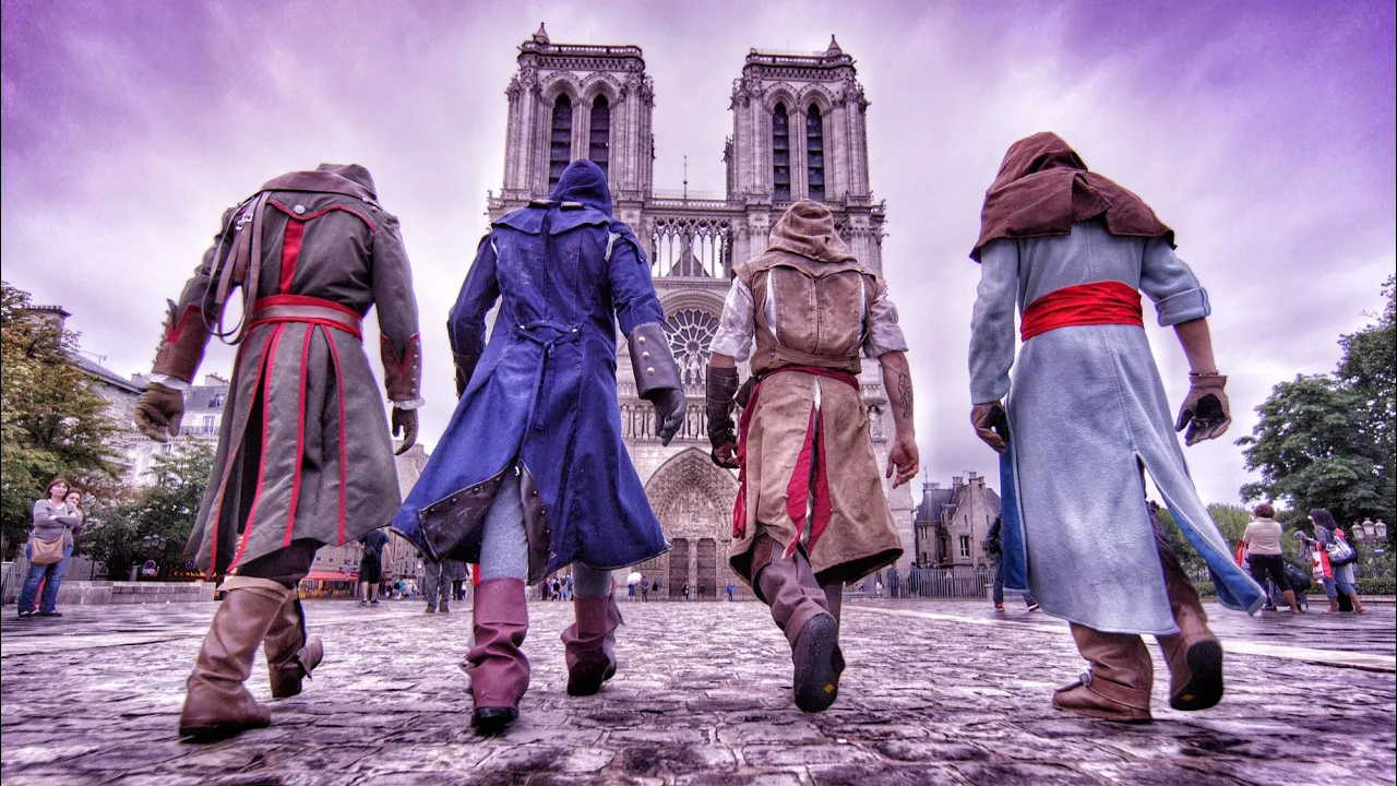 Assassin's Creed Unity Meets Parkour in Real Life - 4K! Assassin's Creed Unity Meets Parkour in Real Life - 4K!