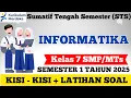 Download Lagu Latihan Soal Sumatif Tengah Semester (STS) Informatika Kelas 7 Tahun 2025 Kurikulum Merdeka