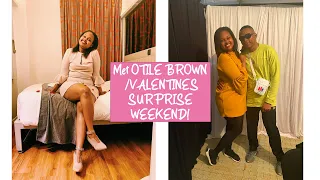 vlog meeting otile brown valentines weekend plant update and more 