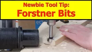 Newbie Tool Tip Forstner Bits