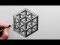 How to Draw an Impossible Cube Step by Step