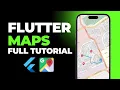 Flutter Maps using Open Street Maps -