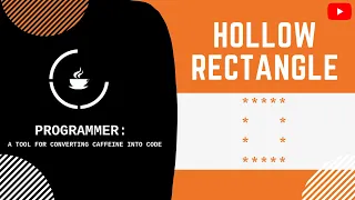 Hollow Rectangle Star Pattern Java Programming Python Guy