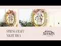 DIY Vintage Bunny Decor for Easter Using IOD Moulds