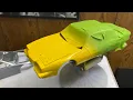 Dale Earnhardt RCR 1981 Wrangler Pontiac GM Monogram Salvinos Model Part 4 Taping And Painting Body