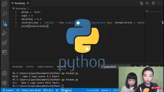 How to Code PYTHON Use the format Helper Function - Manipulate and Format String Data for Display