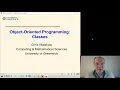 OO Python 03-1 Classes - Objectives motivation