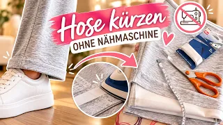 Hose zu lang? 👖 So kürzt du sie OHNE Nähmaschine!
