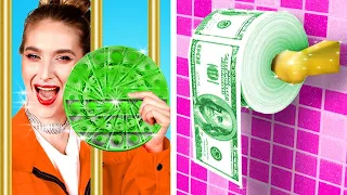 RICH JAIL VS BROKE JAIL || Funny Situations In Prison & DIY Life Hacks by Kaboom Zoom
