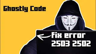 Fix Error 2503 2502 on Windows 10 FIX - English version