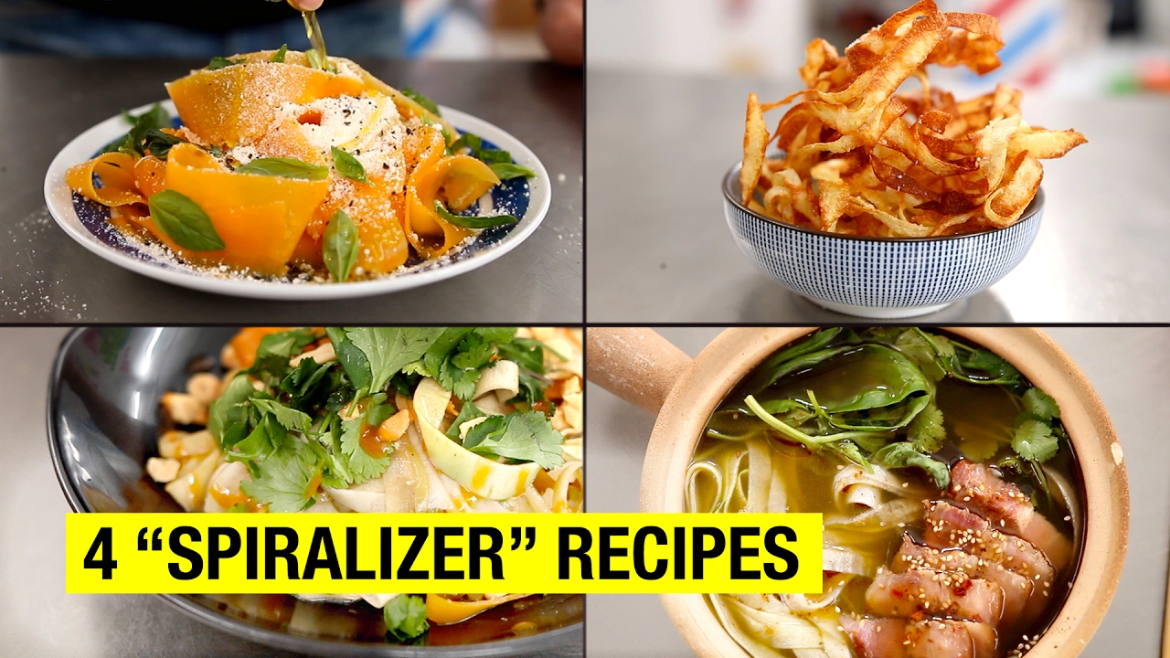 4 Healthy & Lazy Spiralizer Recipes You Can Finally Make...