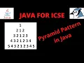 Pyramid Pattern Java