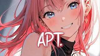 Nightcore APT ROSÉ Bruno Mars Lyrics 