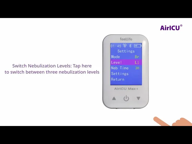 เครื่องพ่นยาสำหรับแผนก ICU  (AirIcu Max+)