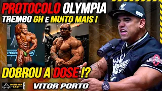 PROTOCOLO VITOR PORTO TOP 5 OLYMPIA 212 ! DOSES DE GH REVELADAS  OFF E CUTTING !!!