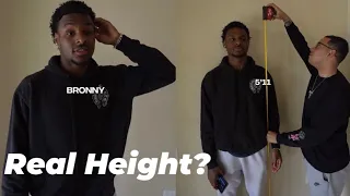 How Tall Bronny James Really Is
