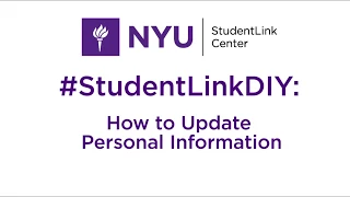 Updating Personal Information on Albert