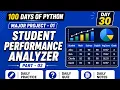 100 Days Of Python Student Performance Analyzer Code PY2AI