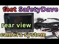 unbox demonstrate review SafetyDave rear-view 6 camera monitor SDA 6