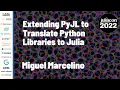 Download Lagu PyJL uitbreiden om Python-bibliotheken naar Julia te vertalen | Miguel Marcelino | JuliaCon 2022