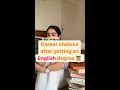 Download Lagu Careers after getting an English degree