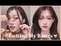 Cutting See-Through Bangs