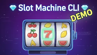 DEMO Building a CLI Casino Game with Python Slot Machine CLI Demo - Rich UI Live Animation