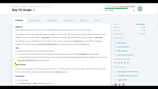 Hackerrank 30 days of code Java 8 Solution Day 14 Scope
