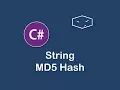 string md5 hash in c