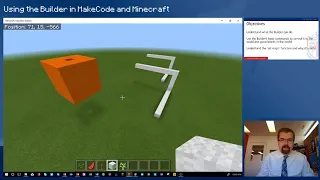 Flipside with Mr Bailey - Using the Builder in MakeCode and Minecraft