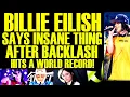 Billie Eilish INSANE RESPONSE After BACKLASH Hits A WORLD RECORD Over Stolen Land Comment