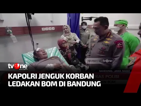 Kapolri Jenguk Korban Bom Bunuh Diri Polsek Astana Anyar Bandung