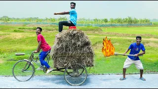 Top New Comedy Video Amazing Funny Video 😂 Try To Not Laugh Episode 438 by Maha Funny Factory