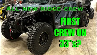 Ridge Crew walk through! Plus 33 inch tires fit great!