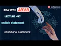 switch statement dsa with java java programming java tutorial