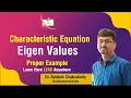 Eigen Values Characteristic Equation Matrices Online TechTorials