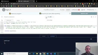 Madlibs Project Repl it