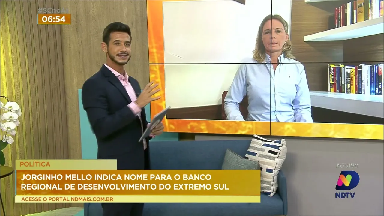 Governador Jorginho Mello indica o ex-deputado João Paulo Kleinubing à presidência do BRDE
