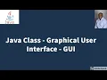 Java Class and Object - Graphical User Interface GUI Program examples