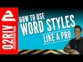 Deep Dive Into MICROSOFT WORD STYLES Expert Secrets Revealed