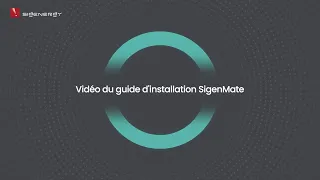 Vidéo du guide d'installation SigenMate