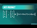 009 Dot Product of Vectors