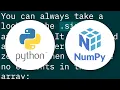 How can I check whether a numpy array is empty or not