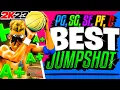 BEST JUMPSHOT FOR ALL BUILDS NBA 2K23 - FASTEST 100 GREEN WINDOW JUMPSHOT NEXT GEN CURRENT GEN