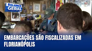 Ministério da Pesca fiscaliza embarcações em Florianópolis e região