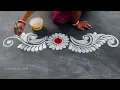easy door alpona design laxmi puja simple simple door alpona design for laxmi puja diwali rangoli