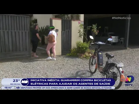 Iniciativa inédita: Guaramirim compra bicicletas elétricas para ajudar os agentes de saúde