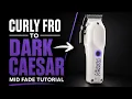 StyleCraft Reign Mid Fade Tutorial Curly Fro to Dark Caesar