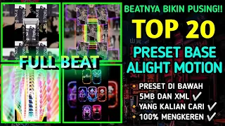 Top 20 Preset Base Alight Motion Jedag Jedug Full Beat Terbaru!!